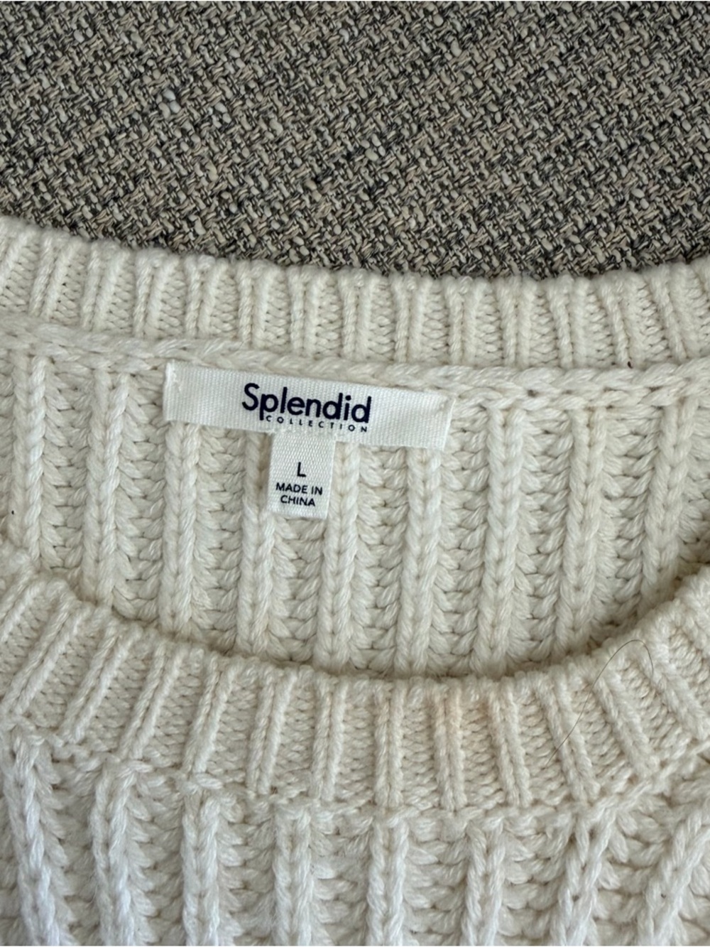 Splendid Cream Sweater - Picture 5 of 9